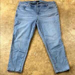 Talbots Blue Slim Ankle Jeans 
Size: 20w